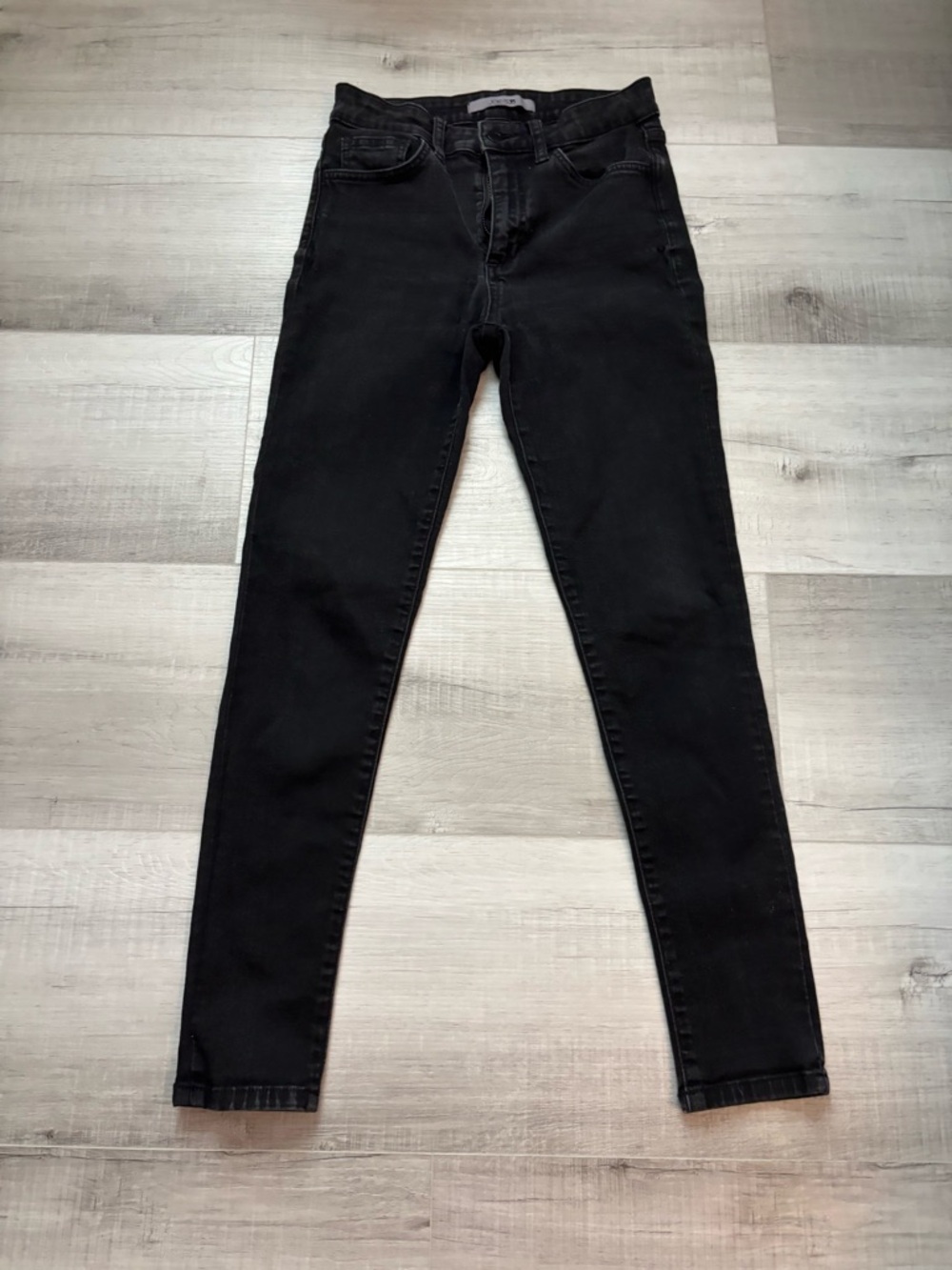 Joe’s Jeans High Rise Skinny Ankle Pluto Black Size 26 Stretch Denim